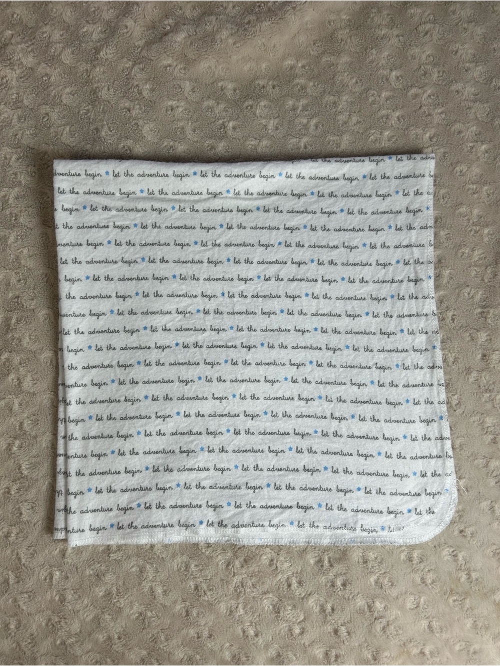 Child of Mine by Carter's Let the Adventure Begin Baby Receiving Blanket Flannel